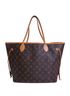 Neverfull MM, &pound;895, Handbags, Brown, Coated Canvas, Front view